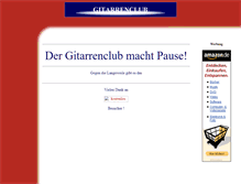 Tablet Screenshot of gitarrenclub.de